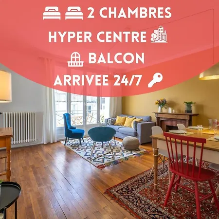 Hyper Centre - Balcon - Arrivée Autonome Apartamento *