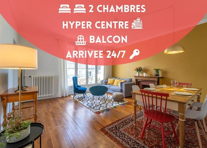 Hyper Centre - Balcon - Arrivee Autonome 公寓 *